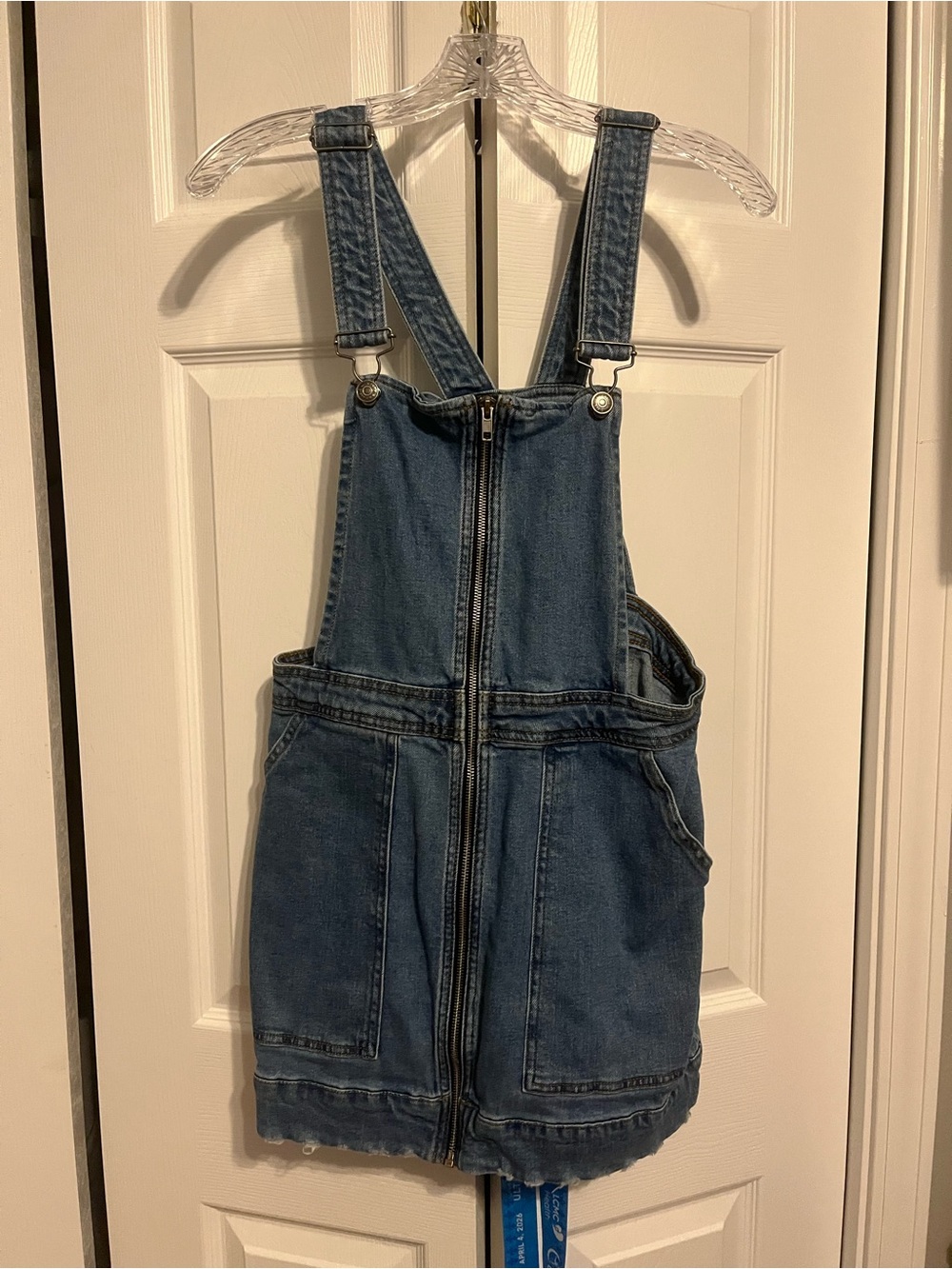 Jean dress overalls